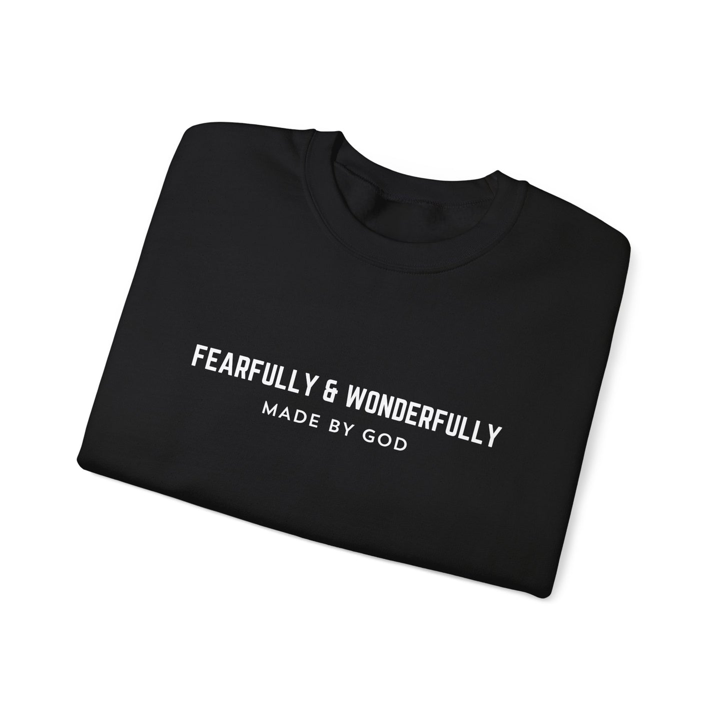 Fearfully & Wonderfully Made by God Crewneck Sweatshirt