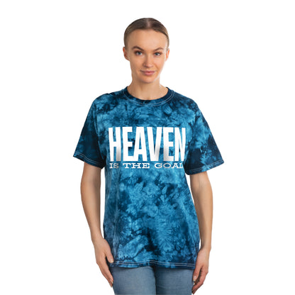 Heaven is the Goal Blue Tie Dye Tee