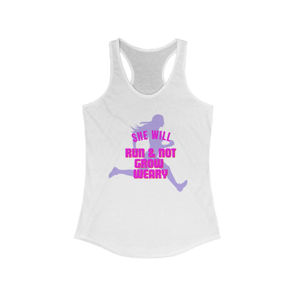 She will Run & Not Grow Weary Tank