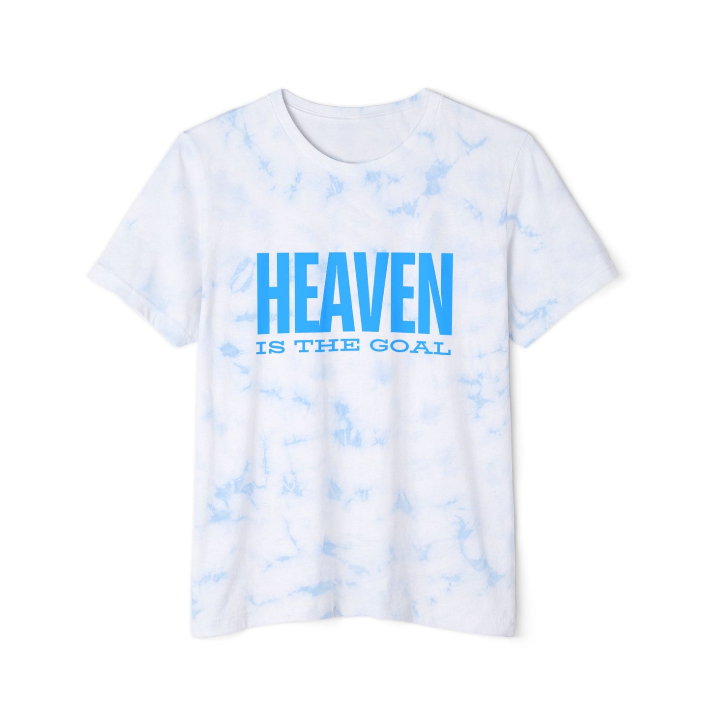 Heaven is the Goal Blue Tie-Dyed T-Shirt