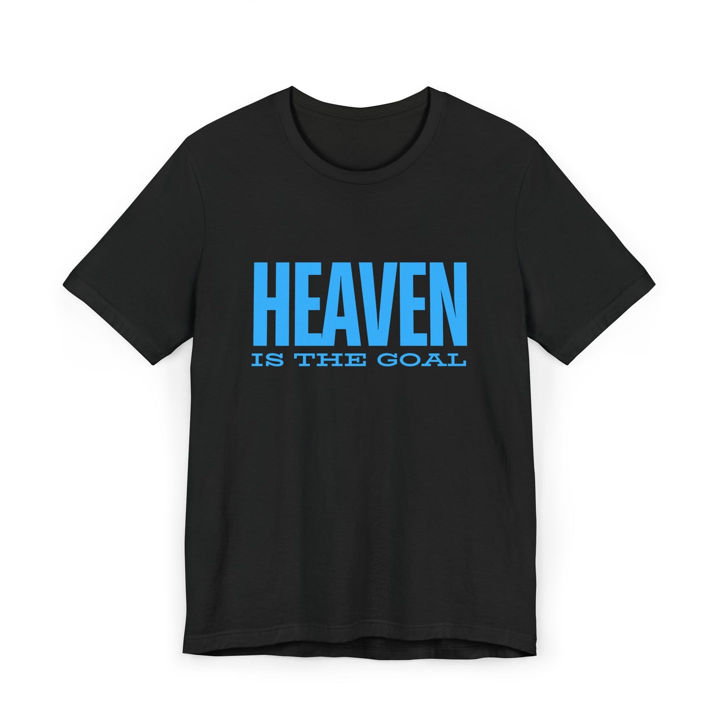 Heaven is the Goal Blue Tee