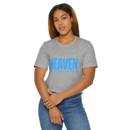 Heaven is the Goal Blue Tee
