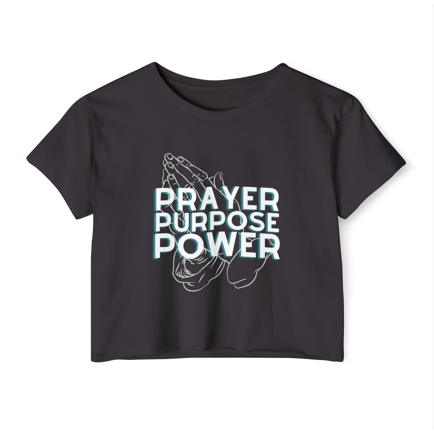 Prayer Purpose Power Crop Top