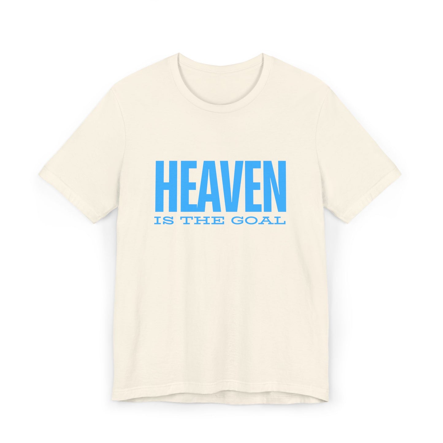 Heaven is the Goal Blue Tee