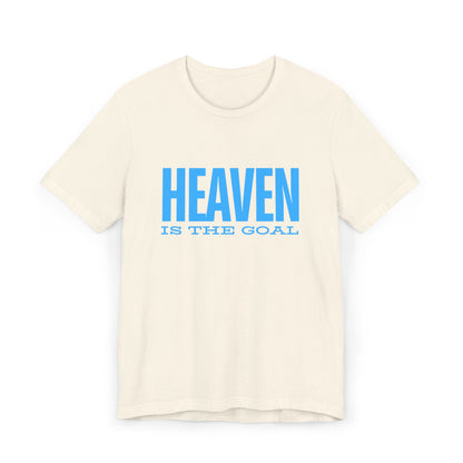 Heaven is the Goal Blue Tee