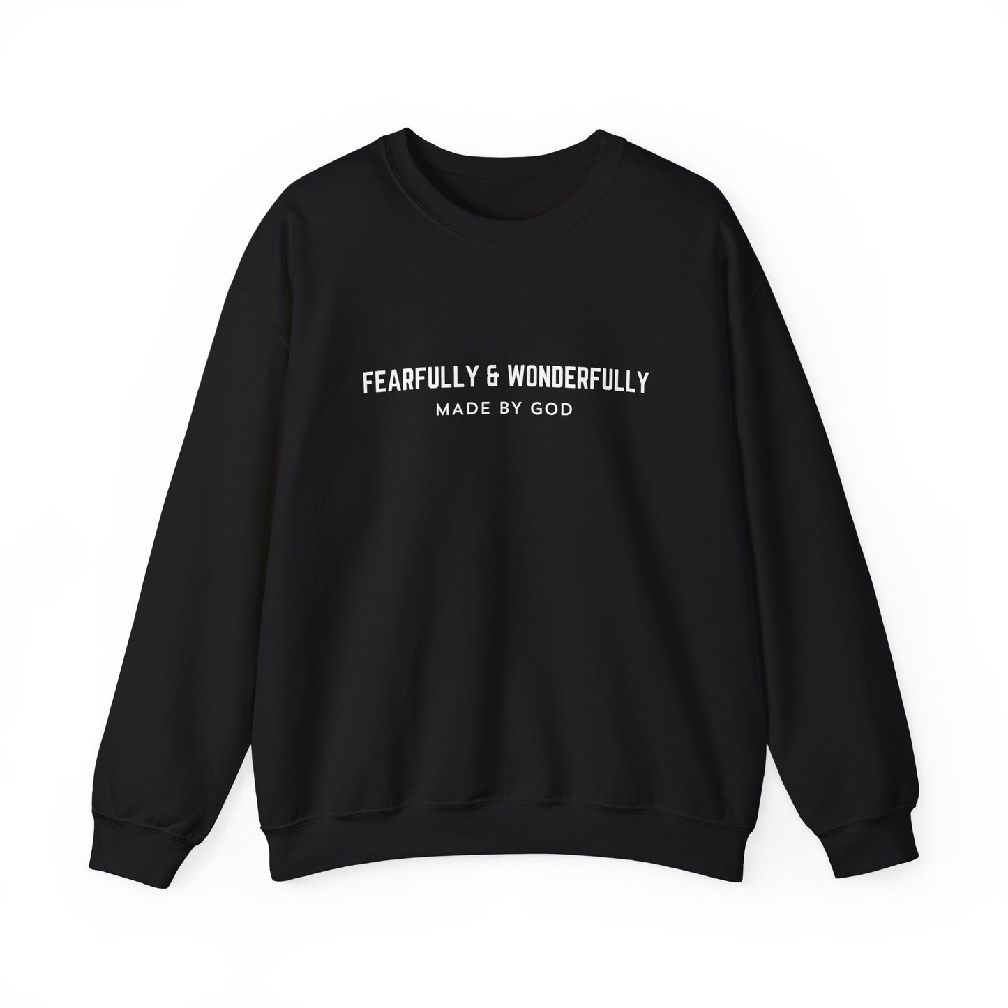 Fearfully & Wonderfully Made by God Crewneck Sweatshirt