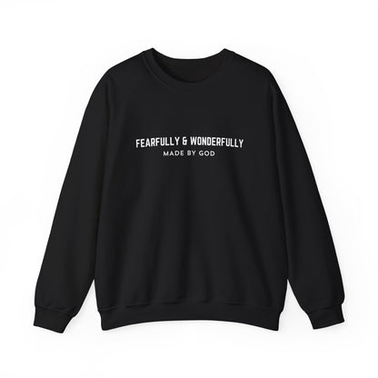 Fearfully & Wonderfully Made by God Crewneck Sweatshirt