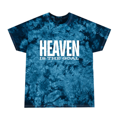 Heaven is the Goal Blue Tie Dye Tee